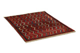 Gabbeh - Qashqai Persian Carpet 166x124 - Picture 1