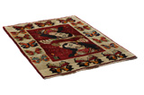 Gabbeh - Qashqai Persian Carpet 184x123 - Picture 1