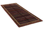Gabbeh - Qashqai Persian Carpet 298x110 - Picture 1