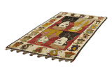 Gabbeh - Qashqai Persian Carpet 239x123 - Picture 2