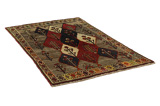 Gabbeh - Qashqai Persian Carpet 235x142 - Picture 1