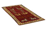 Gabbeh - Qashqai Persian Carpet 190x90 - Picture 1