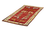 Gabbeh - Qashqai Persian Carpet 190x90 - Picture 2