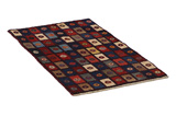 Gabbeh - Bakhtiari Persian Carpet 150x78 - Picture 1