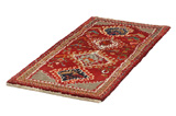 Qashqai - Gabbeh Persian Carpet 139x62 - Picture 2