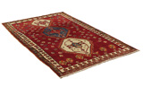 Gabbeh - Qashqai Persian Carpet 206x130 - Picture 1