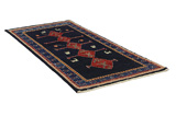 Gabbeh - Qashqai Persian Carpet 211x105 - Picture 1