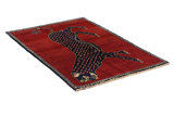 Gabbeh - Qashqai Persian Carpet 155x104 - Picture 1
