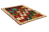 Gabbeh - Bakhtiari Persian Carpet 188x131 - Picture 1