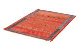 Gabbeh - Qashqai Persian Carpet 150x116 - Picture 2