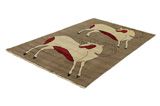 Gabbeh - Qashqai Persian Carpet 210x148 - Picture 2
