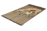 Gabbeh - Qashqai Persian Carpet 188x102 - Picture 2