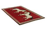 Gabbeh - Qashqai Persian Carpet 185x120 - Picture 1