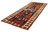 Bakhtiari - Qashqai Persian Carpet 395x148 - Picture 2