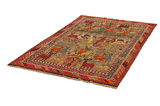 Afshar - Sirjan Persian Carpet 243x148 - Picture 2
