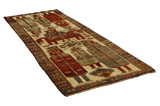 Bakhtiari - Qashqai Persian Carpet 338x128 - Picture 1