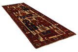 Bakhtiari - Qashqai Persian Carpet 415x133 - Picture 1