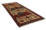 Bakhtiari - Qashqai Persian Carpet 413x157 - Picture 1