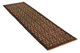 Bijar - Kurdi Persian Carpet 274x76 - Picture 1
