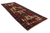 Bakhtiari - Qashqai Persian Carpet 406x141 - Picture 1