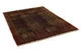 Bakhtiari Persian Carpet 202x153 - Picture 1