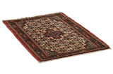 Enjelas - Hamadan Persian Carpet 93x63 - Picture 1