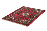 Borchalou - Hamadan Persian Carpet 92x66 - Picture 2