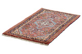 Enjelas - Hamadan Persian Carpet 92x56 - Picture 2