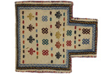 Qashqai - Saddle Bag Persian Carpet 44x39 - Picture 1