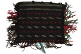 Turkaman - Saddle Bag Afghan Carpet 39x34 - Picture 1