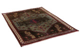 Gabbeh - Qashqai Persian Carpet 198x143 - Picture 1