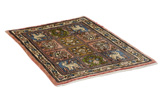 Bakhtiari Persian Carpet 101x76 - Picture 1