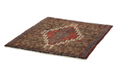 Senneh - Kurdi Persian Carpet 106x84 - Picture 2