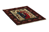 Jozan - Sarouk Persian Carpet 108x76 - Picture 1