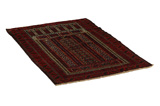 Baluch - Turkaman Persian Carpet 138x88 - Picture 1