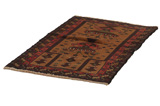 Baluch - Turkaman Persian Carpet 131x84 - Picture 2