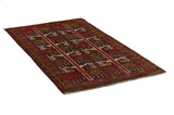 Bakhshayeh - Turkaman Persian Carpet 193x105 - Picture 1
