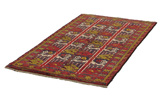 Bakhshayeh - Turkaman Persian Carpet 193x105 - Picture 2