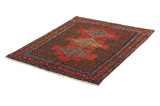 Senneh - Kurdi Persian Carpet 151x114 - Picture 2