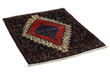 Senneh - Kurdi Persian Carpet 109x83 - Picture 1